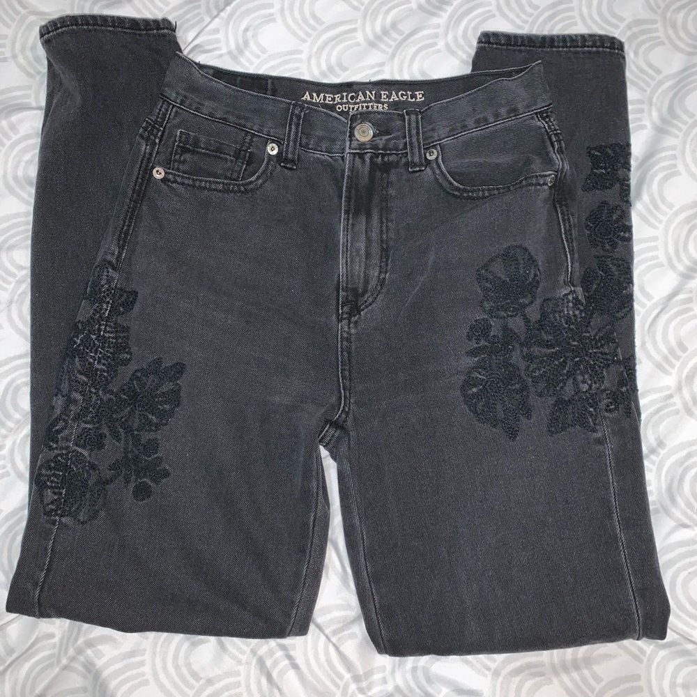 Black American Eagle (Mom) Jeans
